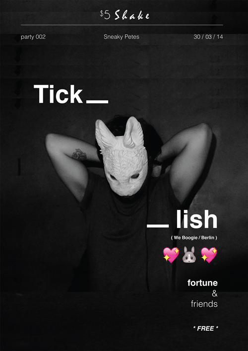 TICKLISH-30th-MARCH-14-poster